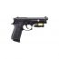 CFAMP1L : Full Auto P1 - Black  CO2 Powered Full Auto Blowback BB Air Pistol with Laser